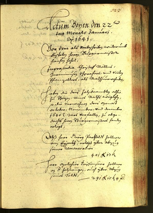 Civic Archives of Bozen-Bolzano - BOhisto Minutes of the council 1641 