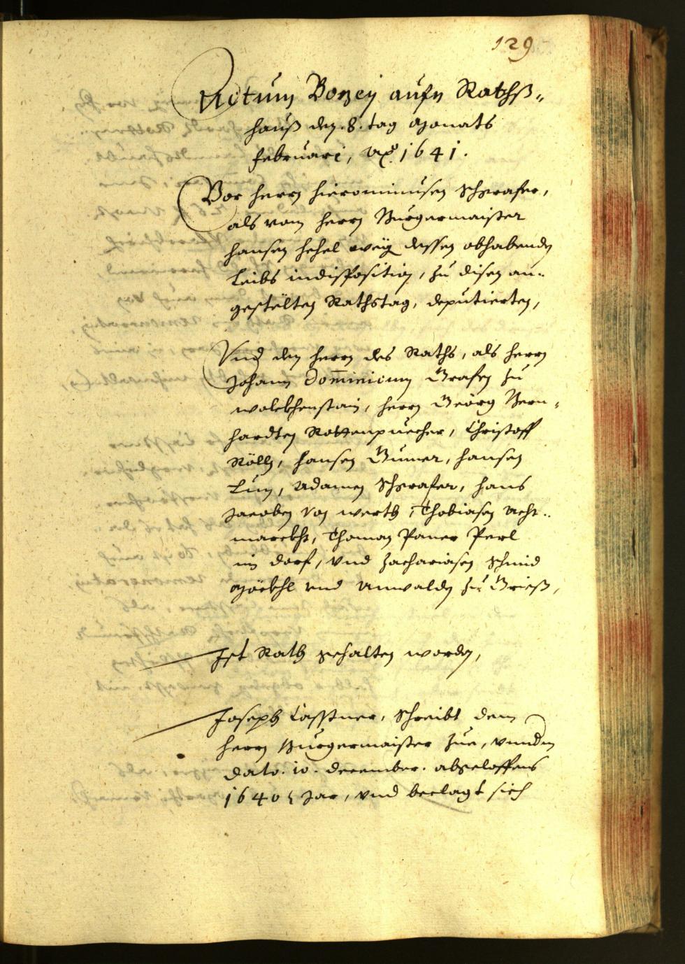 Civic Archives of Bozen-Bolzano - BOhisto Minutes of the council 1641 