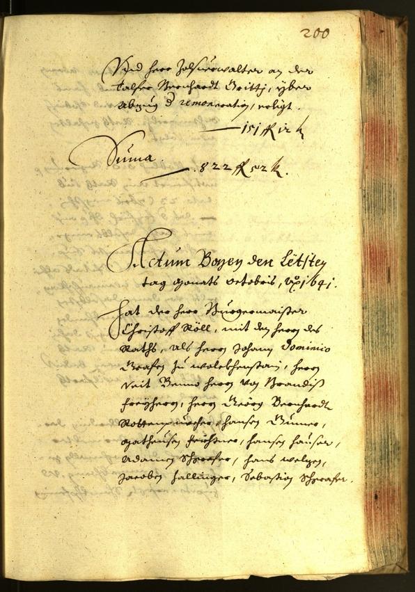 Civic Archives of Bozen-Bolzano - BOhisto Minutes of the council 1641 