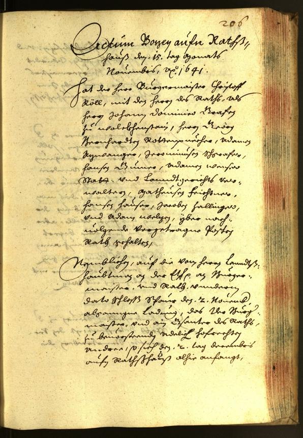 Civic Archives of Bozen-Bolzano - BOhisto Minutes of the council 1641 