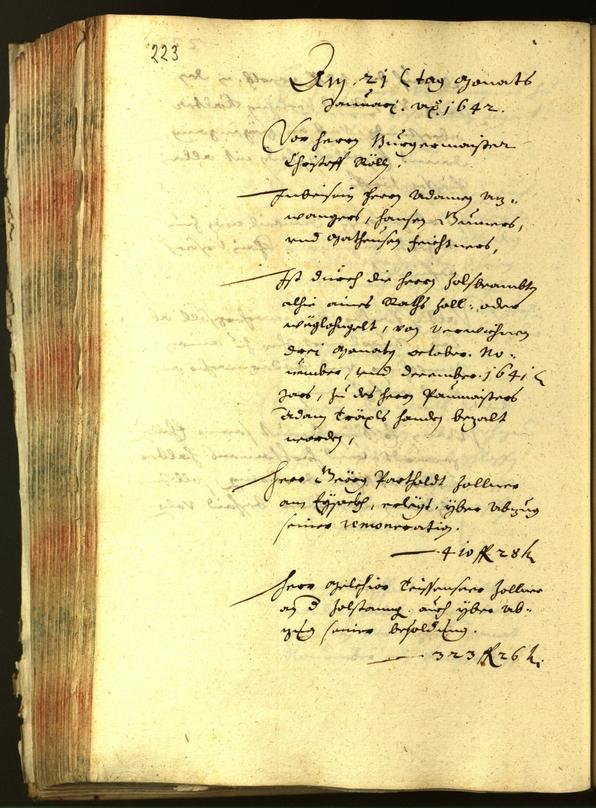 Civic Archives of Bozen-Bolzano - BOhisto Minutes of the council 1641 