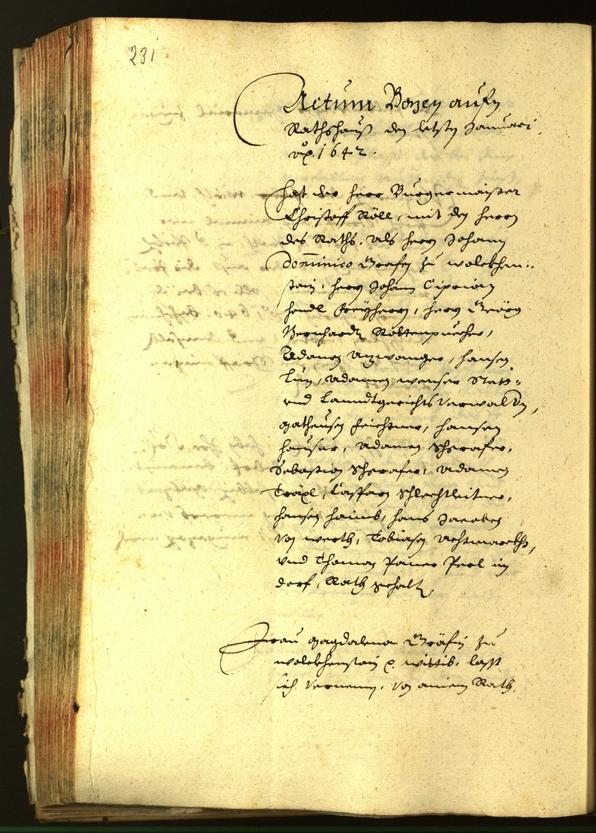 Civic Archives of Bozen-Bolzano - BOhisto Minutes of the council 1641 