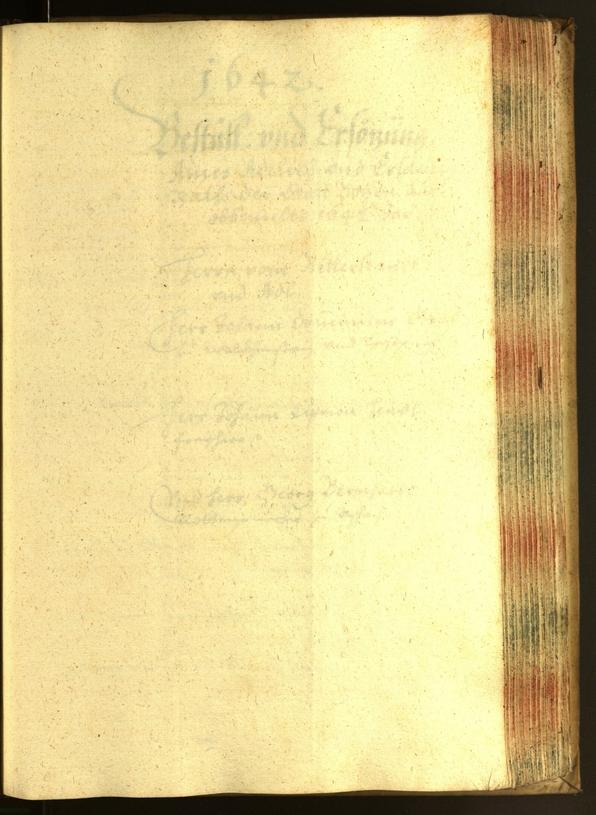 Civic Archives of Bozen-Bolzano - BOhisto Minutes of the council 1641 