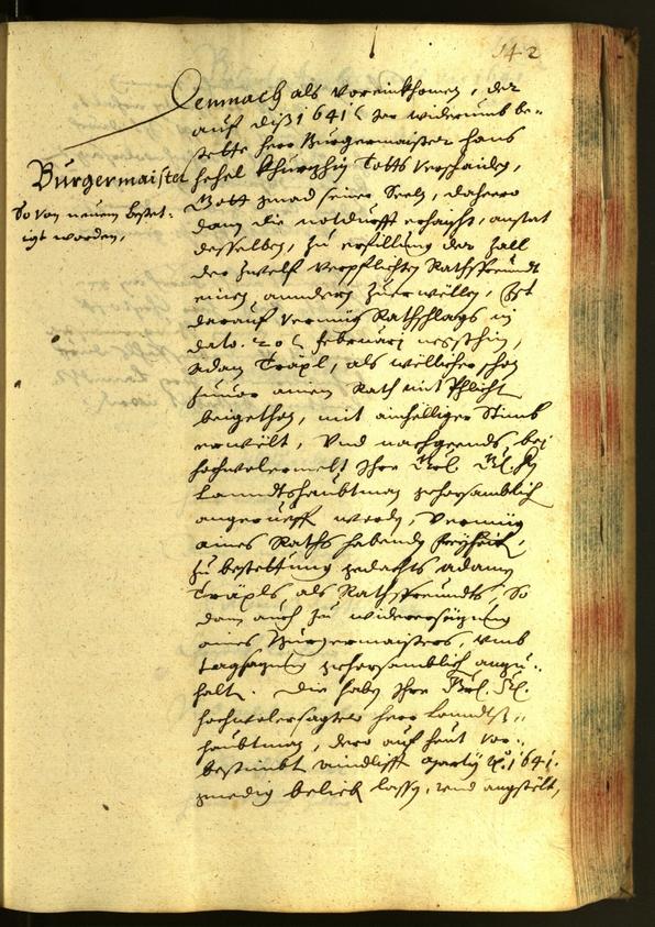 Civic Archives of Bozen-Bolzano - BOhisto Minutes of the council 1641 