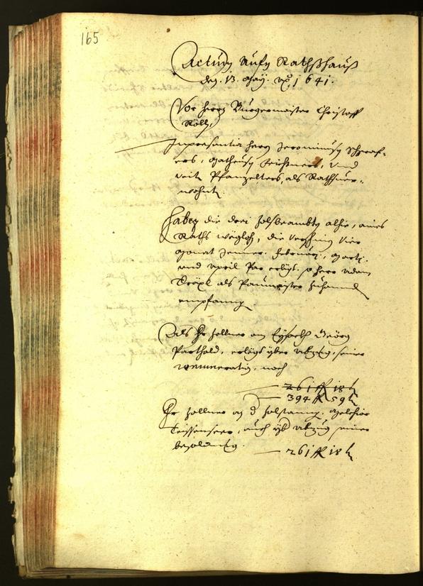 Civic Archives of Bozen-Bolzano - BOhisto Minutes of the council 1641 