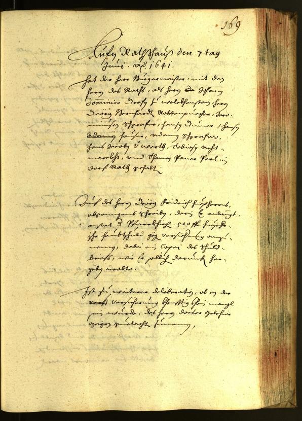 Civic Archives of Bozen-Bolzano - BOhisto Minutes of the council 1641 