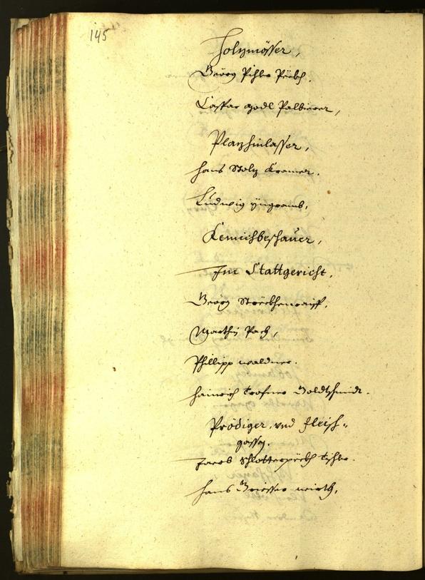 Stadtarchiv Bozen - BOhisto Ratsprotokoll 1641 