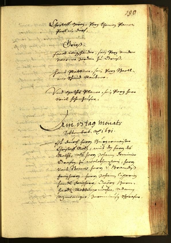 Civic Archives of Bozen-Bolzano - BOhisto Minutes of the council 1641 