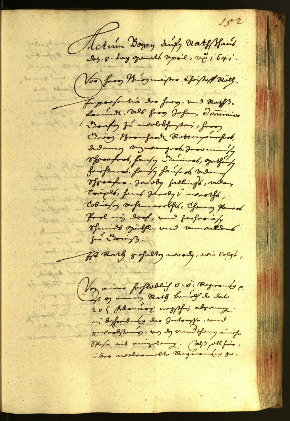 Civic Archives of Bozen-Bolzano - BOhisto Minutes of the council 1641 