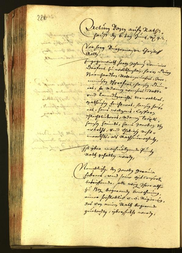 Civic Archives of Bozen-Bolzano - BOhisto Minutes of the council 1642 