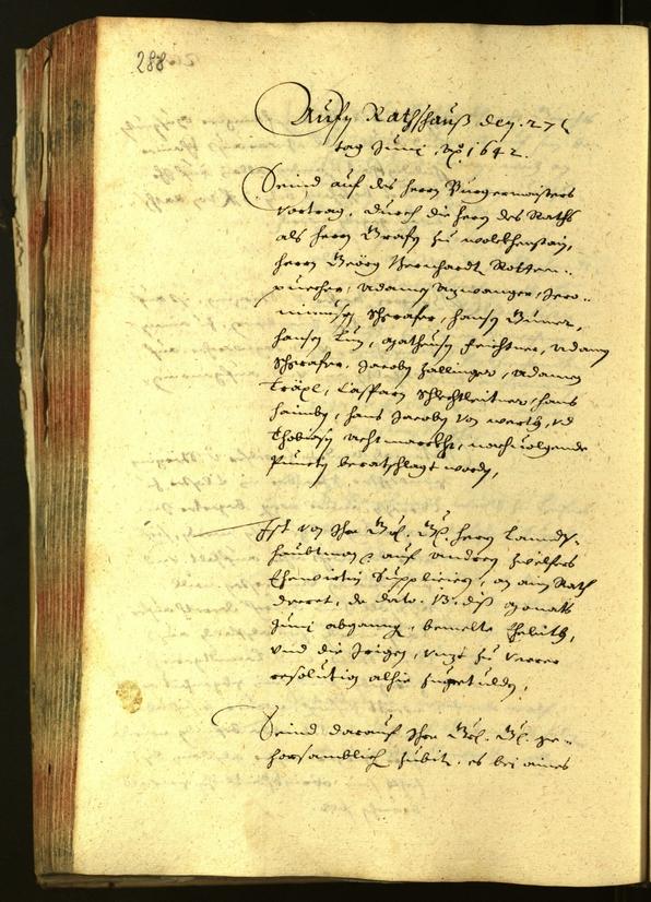 Civic Archives of Bozen-Bolzano - BOhisto Minutes of the council 1642 