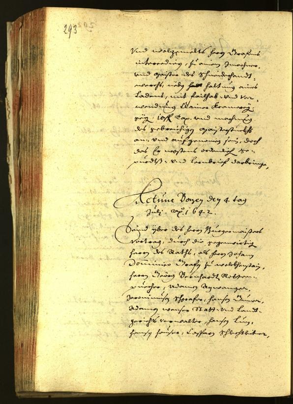 Civic Archives of Bozen-Bolzano - BOhisto Minutes of the council 1642 