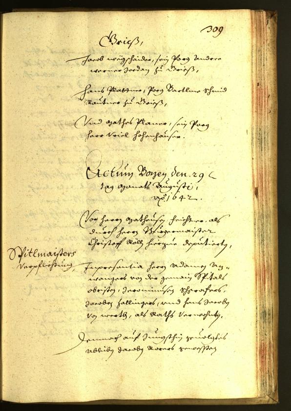 Civic Archives of Bozen-Bolzano - BOhisto Minutes of the council 1642 