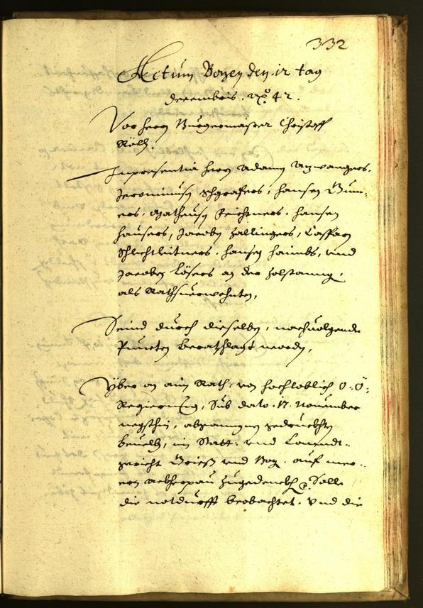 Civic Archives of Bozen-Bolzano - BOhisto Minutes of the council 1642 