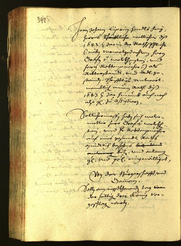 Civic Archives of Bozen-Bolzano - BOhisto Minutes of the council 1642 