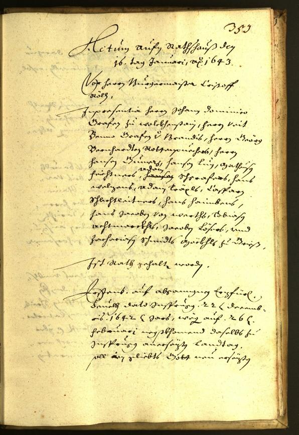 Civic Archives of Bozen-Bolzano - BOhisto Minutes of the council 1642 