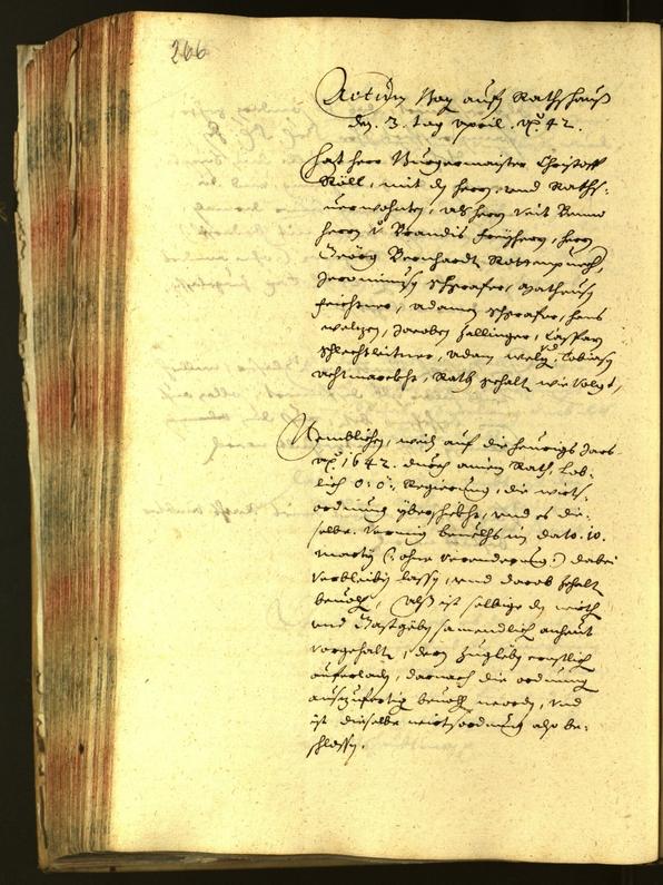 Civic Archives of Bozen-Bolzano - BOhisto Minutes of the council 1642 