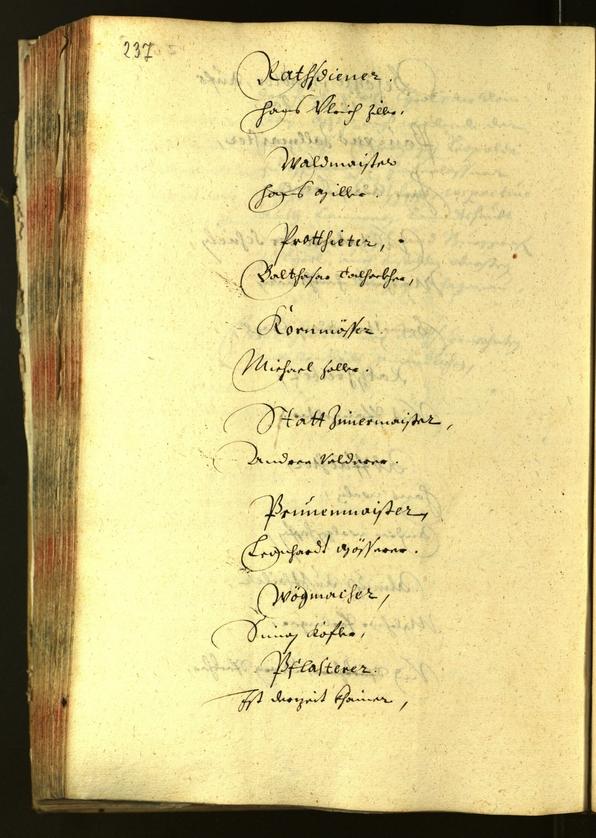 Stadtarchiv Bozen - BOhisto Ratsprotokoll 1642 