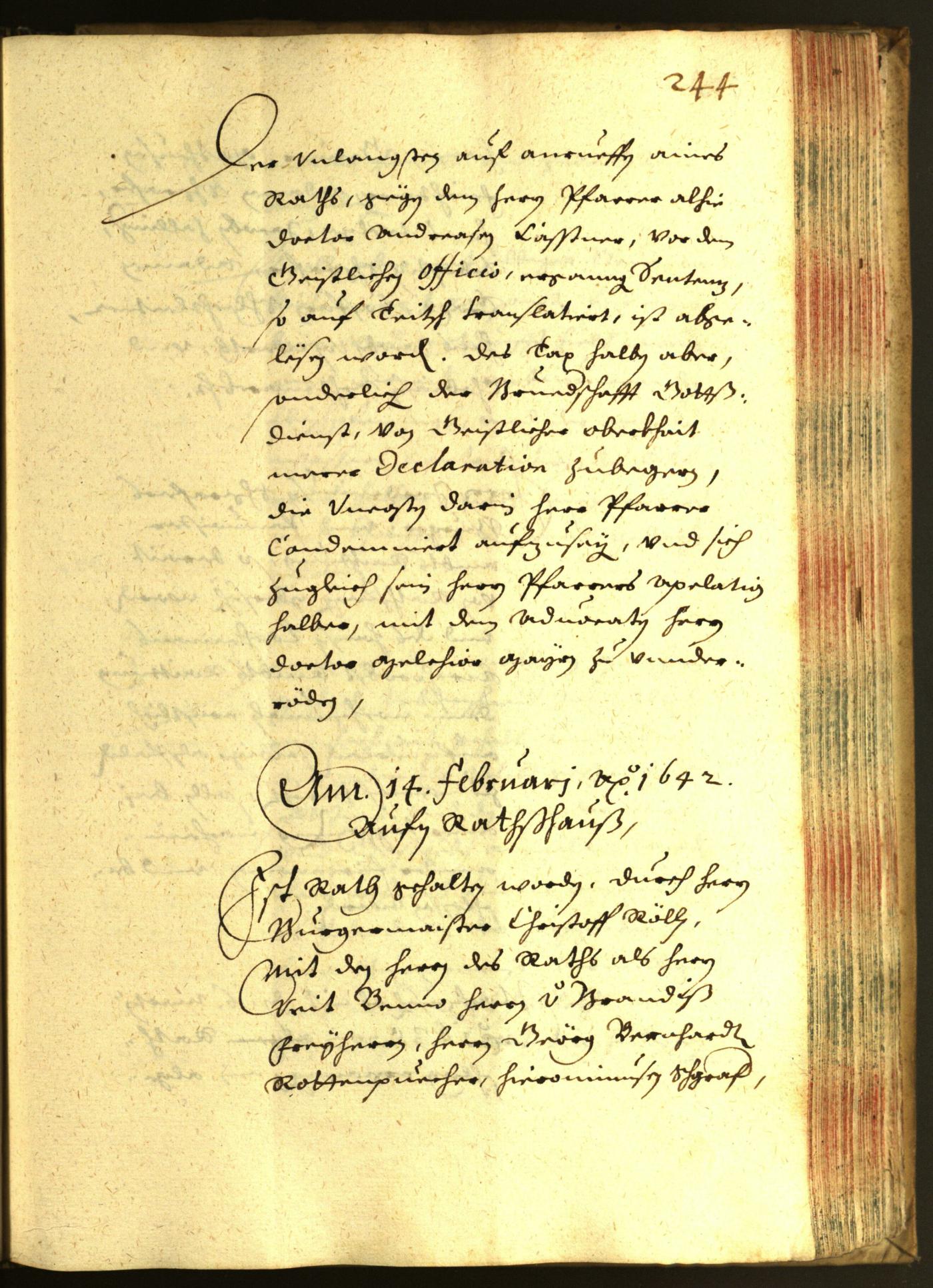 Civic Archives of Bozen-Bolzano - BOhisto Minutes of the council 1642 