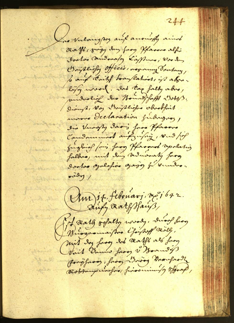 Civic Archives of Bozen-Bolzano - BOhisto Minutes of the council 1642 