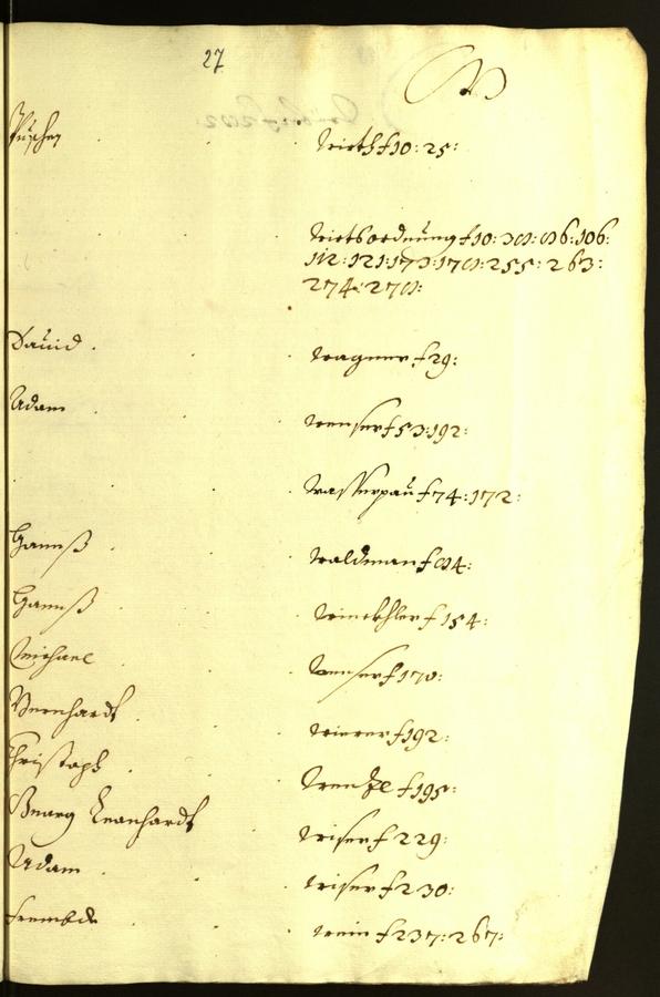 Stadtarchiv Bozen - BOhisto Ratsprotokoll 1643/44 