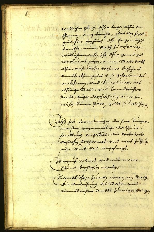 Civic Archives of Bozen-Bolzano - BOhisto Minutes of the council 1643 