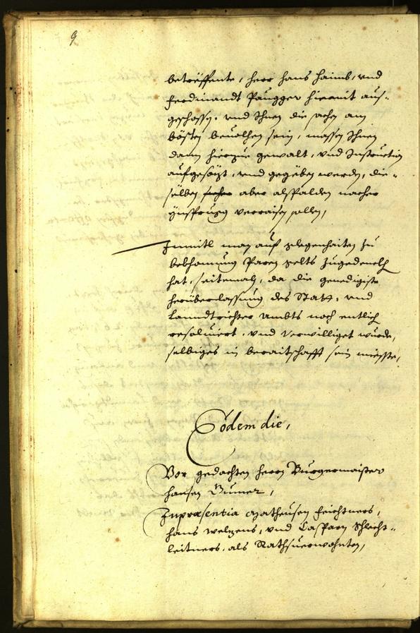 Stadtarchiv Bozen - BOhisto Ratsprotokoll 1643 