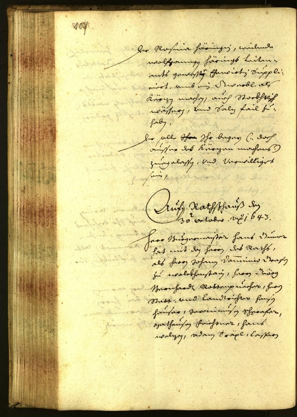 Civic Archives of Bozen-Bolzano - BOhisto Minutes of the council 1643 