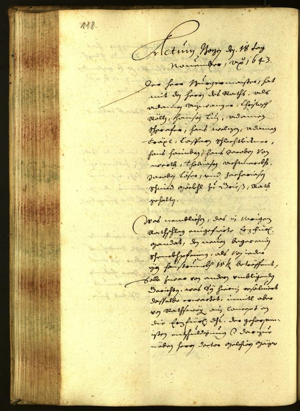 Civic Archives of Bozen-Bolzano - BOhisto Minutes of the council 1643 