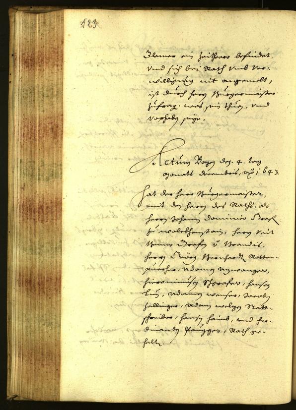 Civic Archives of Bozen-Bolzano - BOhisto Minutes of the council 1643 