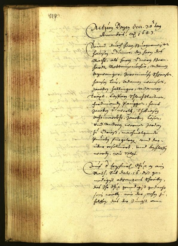 Civic Archives of Bozen-Bolzano - BOhisto Minutes of the council 1643 