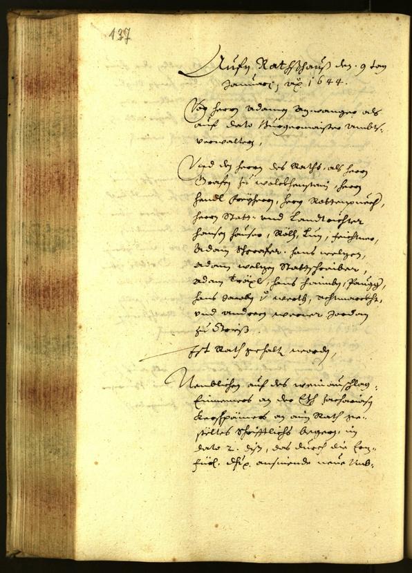 Civic Archives of Bozen-Bolzano - BOhisto Minutes of the council 1643 