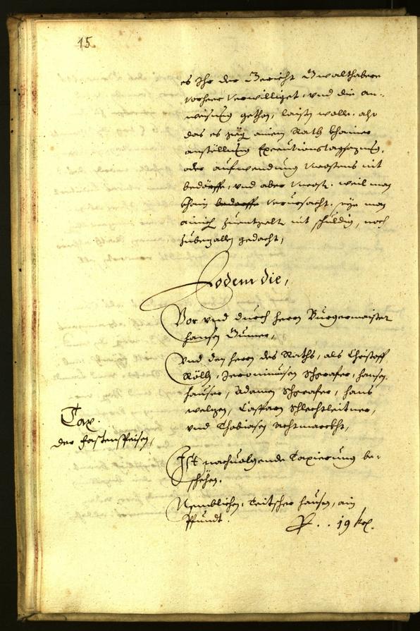 Civic Archives of Bozen-Bolzano - BOhisto Minutes of the council 1643 