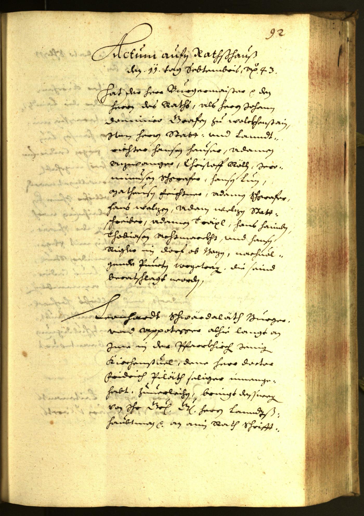 Civic Archives of Bozen-Bolzano - BOhisto Minutes of the council 1643 