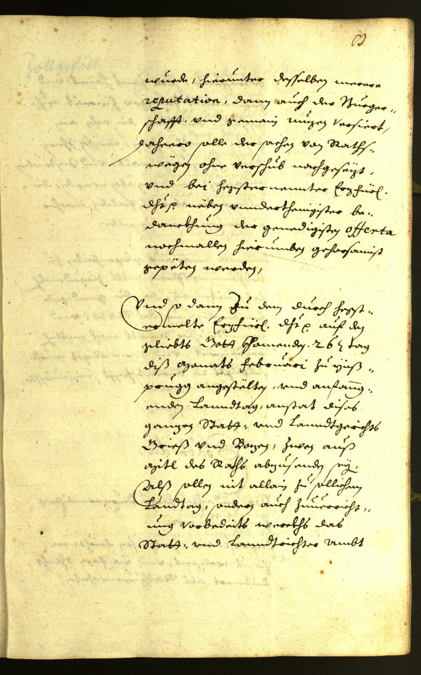 Stadtarchiv Bozen - BOhisto Ratsprotokoll 1643 