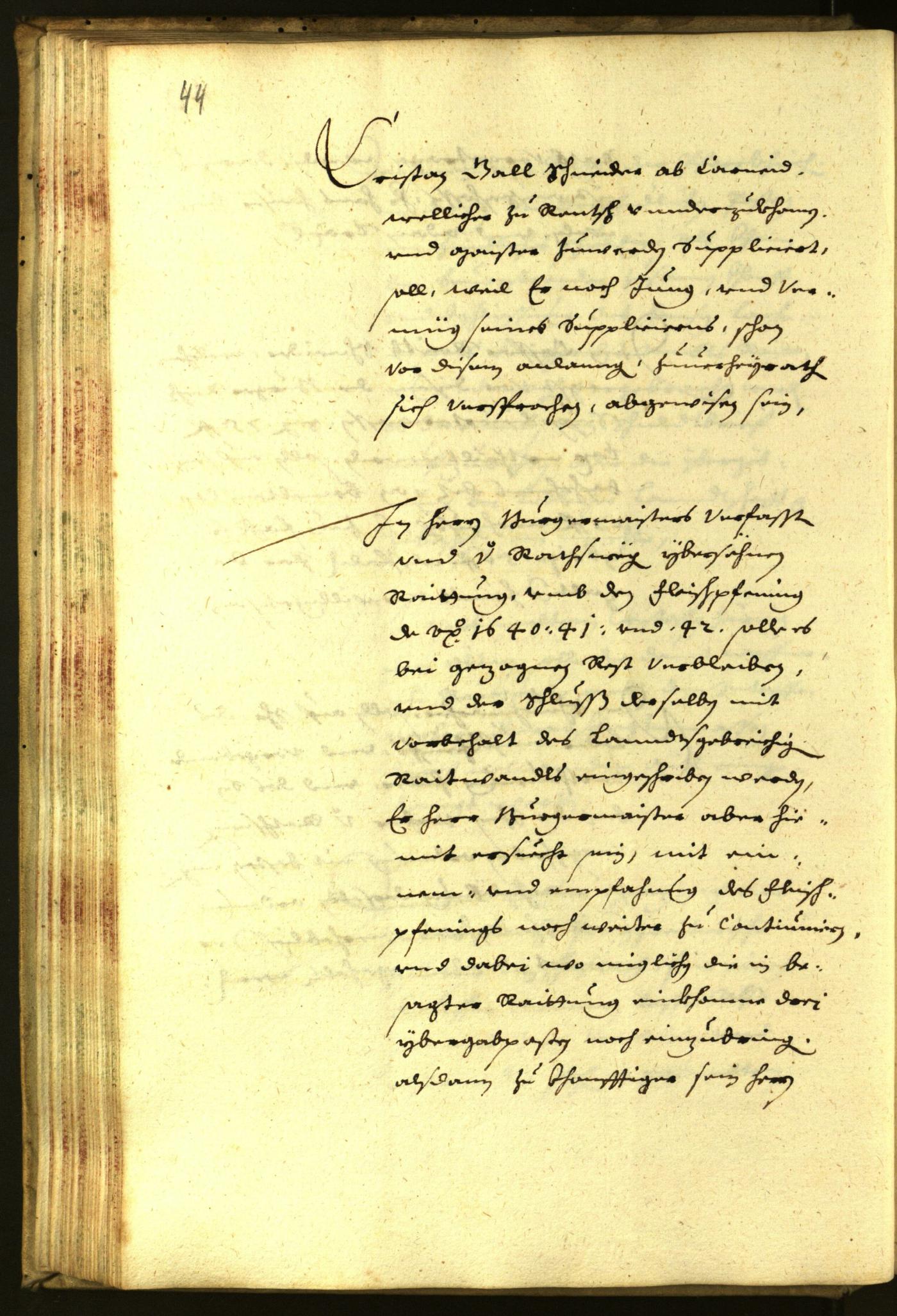 Stadtarchiv Bozen - BOhisto Ratsprotokoll 1643 