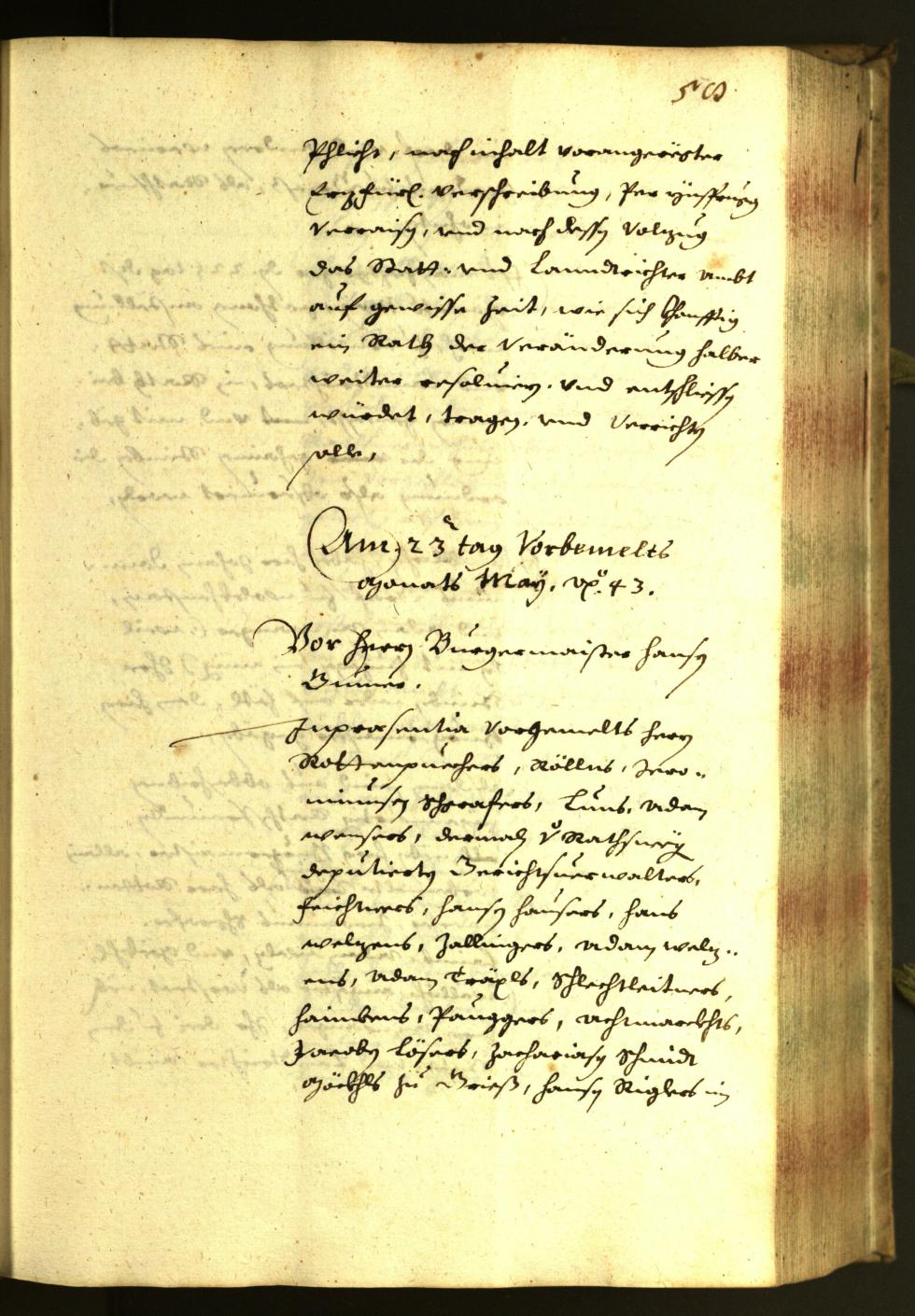 Civic Archives of Bozen-Bolzano - BOhisto Minutes of the council 1643 