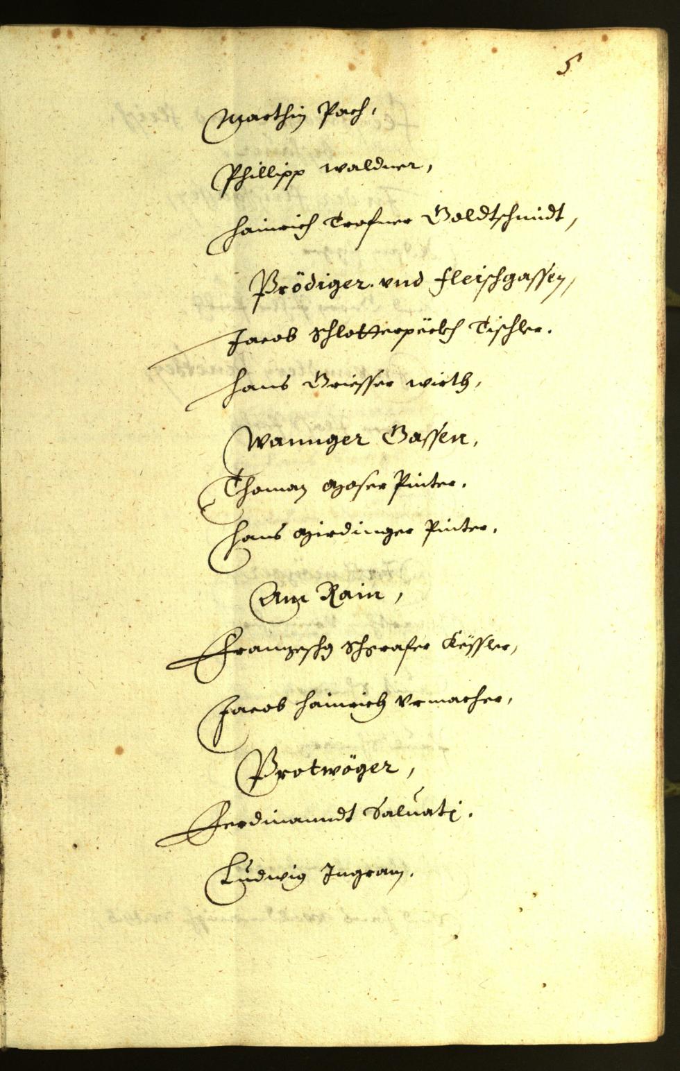 Stadtarchiv Bozen - BOhisto Ratsprotokoll 1643 