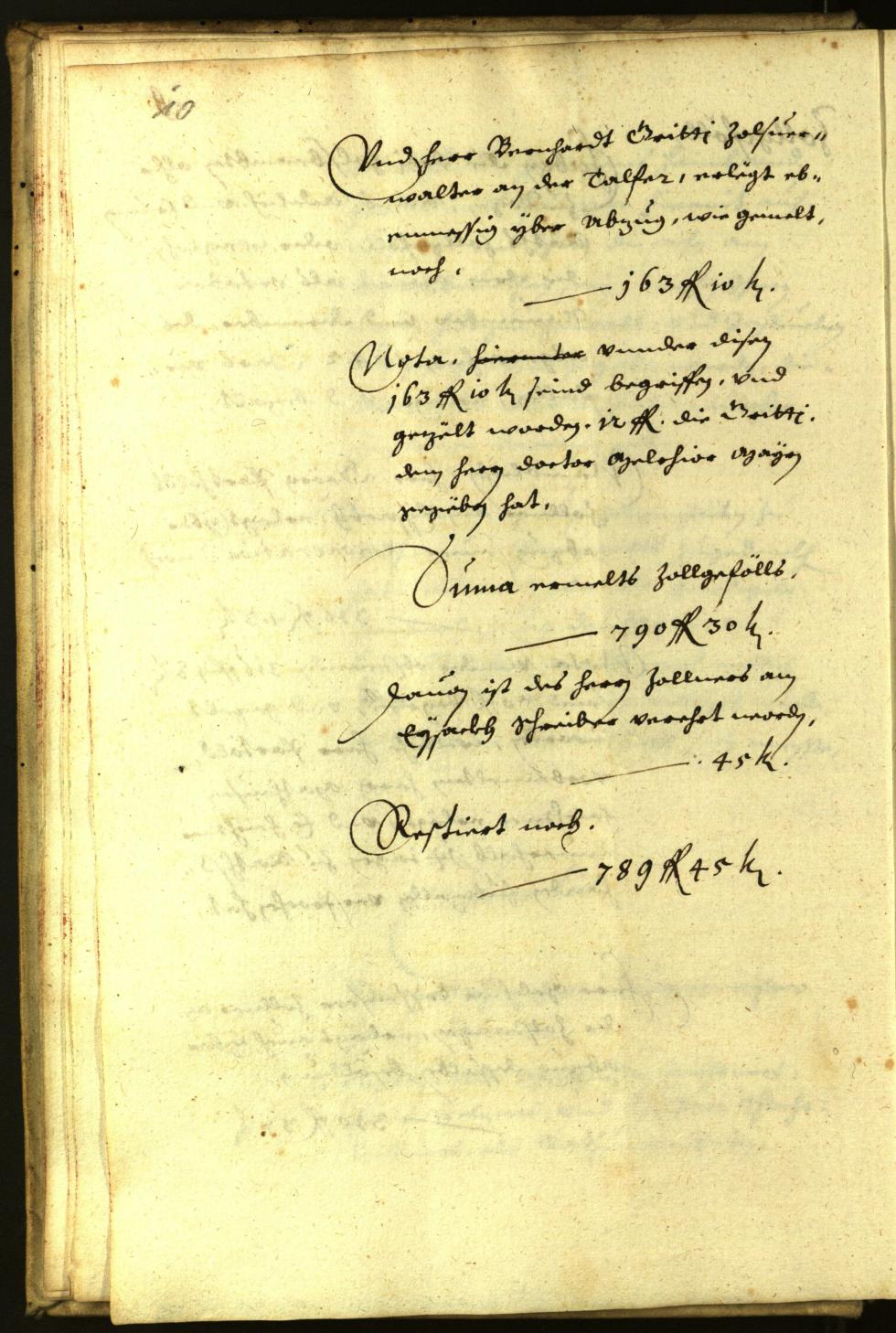 Stadtarchiv Bozen - BOhisto Ratsprotokoll 1643 