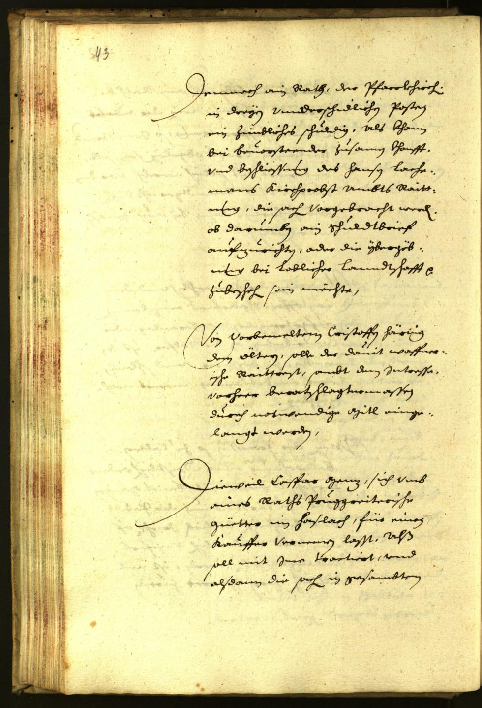 Civic Archives of Bozen-Bolzano - BOhisto Minutes of the council 1643 