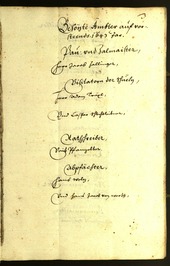 Stadtarchiv Bozen - BOhisto Ratsprotokoll 1643 - 