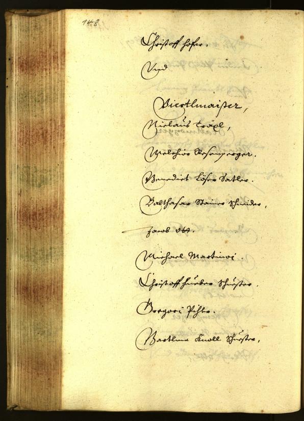 Civic Archives of Bozen-Bolzano - BOhisto Minutes of the council 1644 