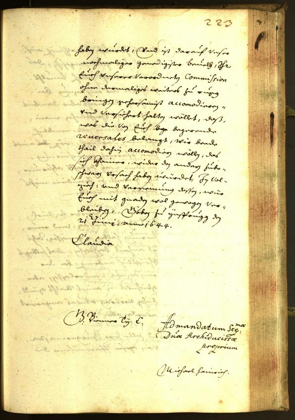 Civic Archives of Bozen-Bolzano - BOhisto Minutes of the council 1644 