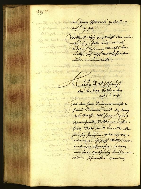 Civic Archives of Bozen-Bolzano - BOhisto Minutes of the council 1644 