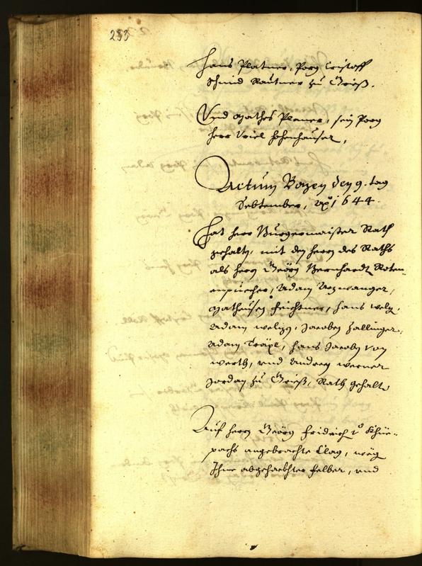 Civic Archives of Bozen-Bolzano - BOhisto Minutes of the council 1644 