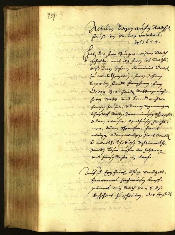 Civic Archives of Bozen-Bolzano - BOhisto Minutes of the council 1644 