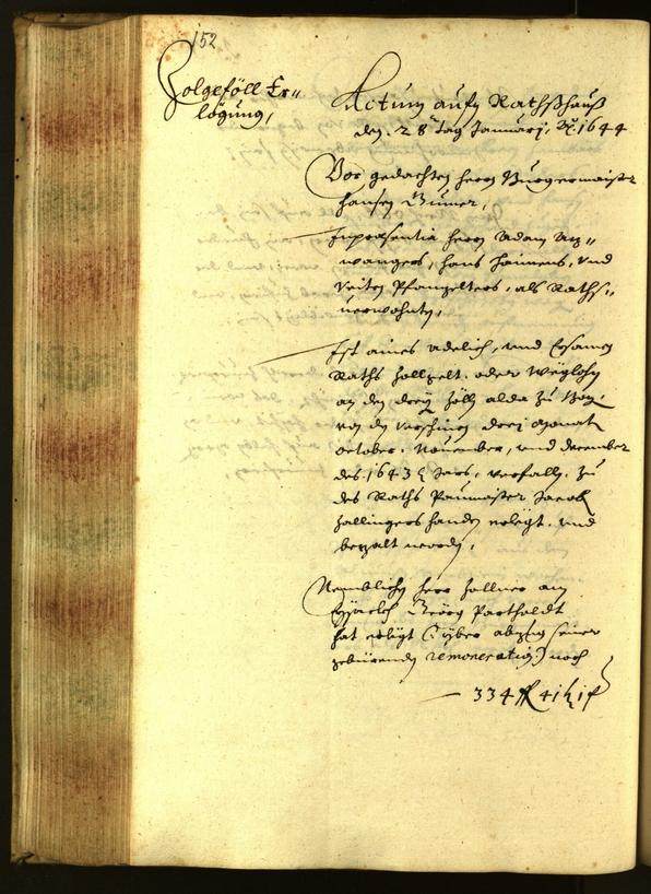 Civic Archives of Bozen-Bolzano - BOhisto Minutes of the council 1644 