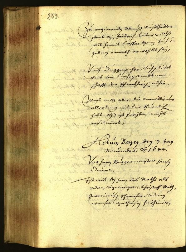 Civic Archives of Bozen-Bolzano - BOhisto Minutes of the council 1644 