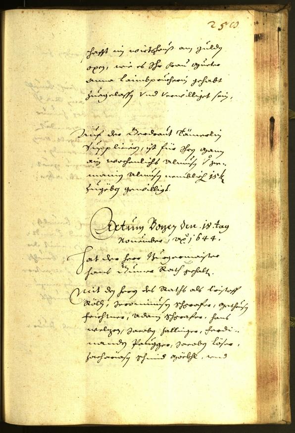 Civic Archives of Bozen-Bolzano - BOhisto Minutes of the council 1644 