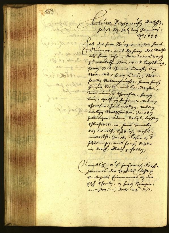 Civic Archives of Bozen-Bolzano - BOhisto Minutes of the council 1644 